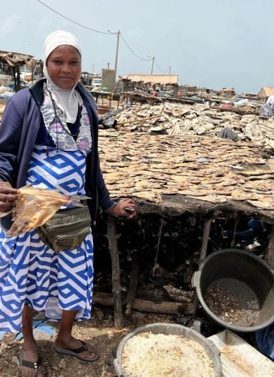 dame marché poisson